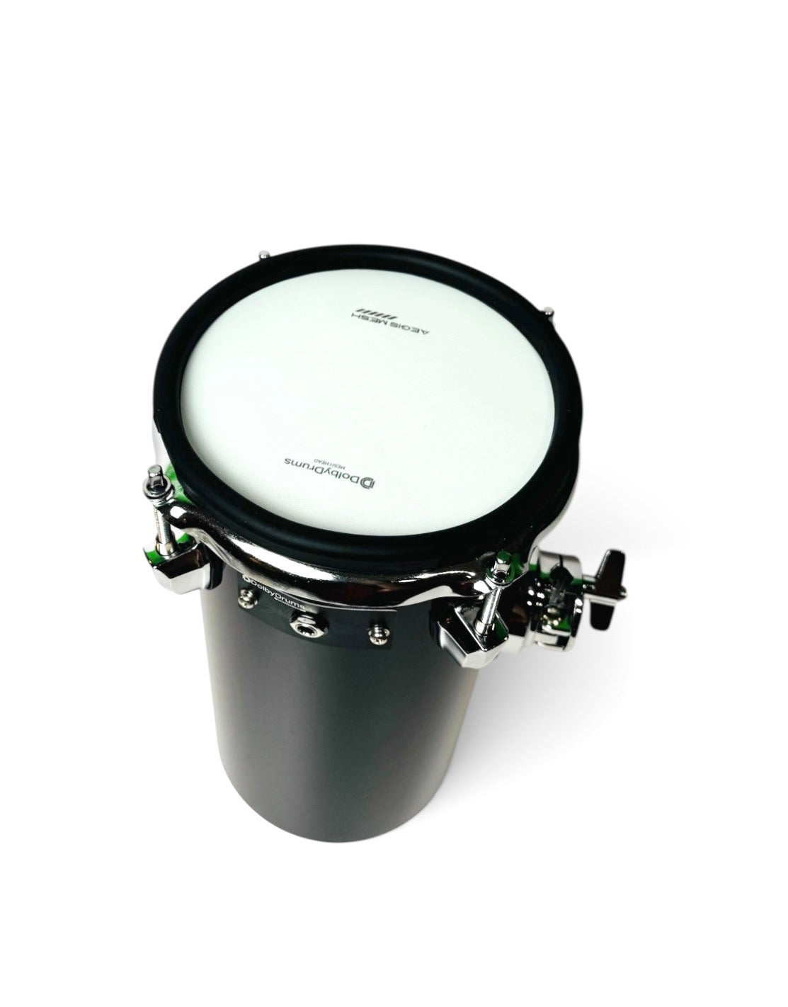 6 x 12” Electronic Black Acrylic Octoban Dual Zone for Roland Alesis Drum