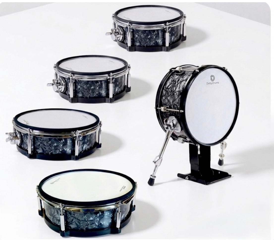 Dolby HX DARK FRACTURE Electronic Shell Pack Snare Tom Kick for Roland Alesis Drum