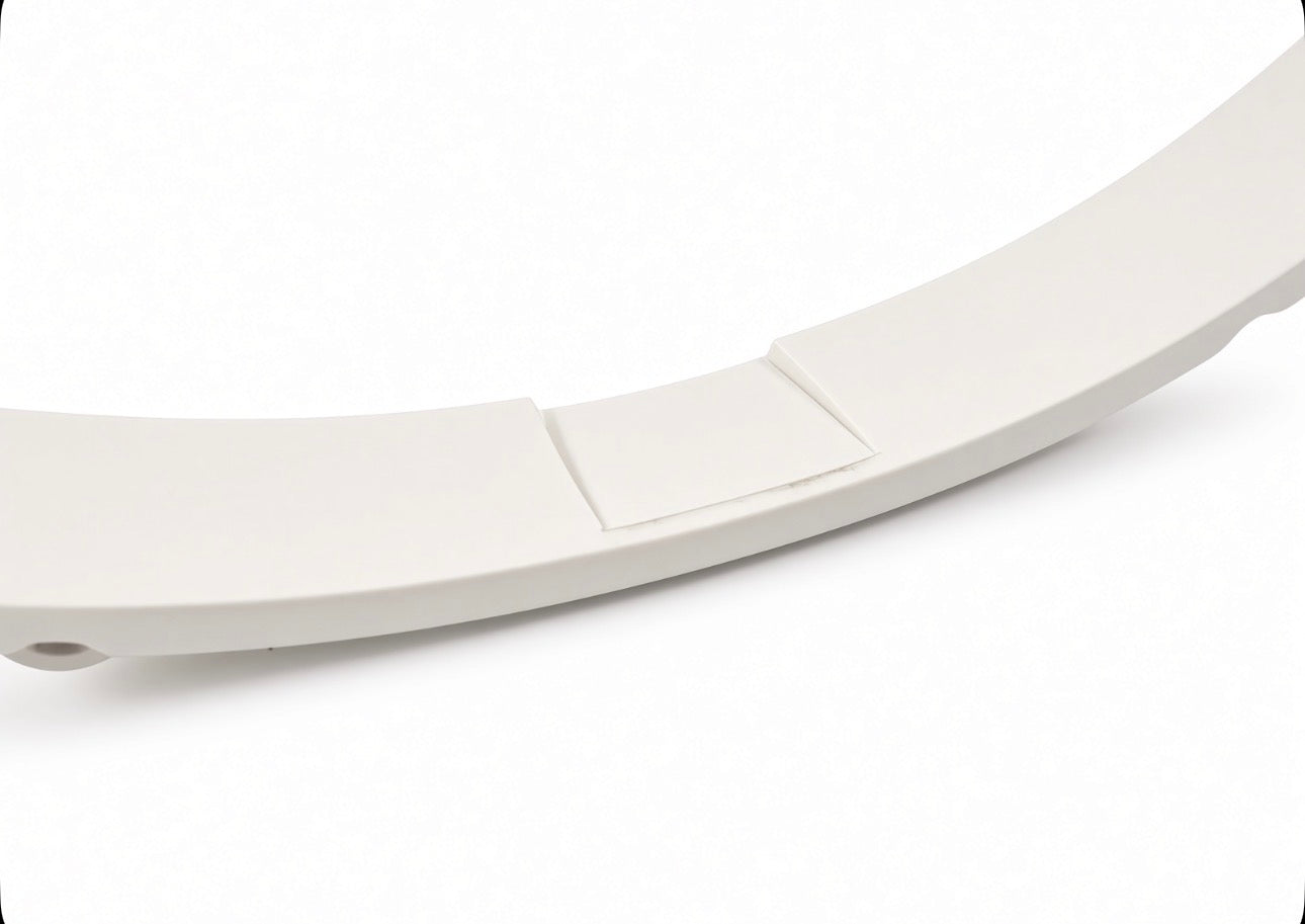 18” White Nylon Bass Drum Hoop Kick Drum Rim 18 Inch