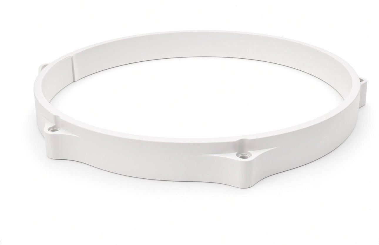 18” White Nylon Bass Drum Hoop Kick Drum Rim 18 Inch