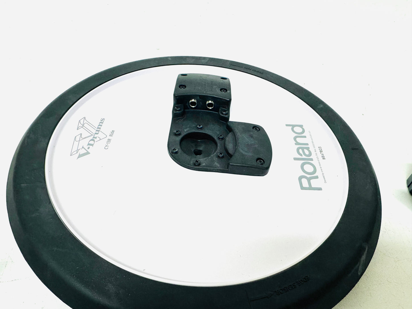 Roland CY-13R Ride White Back with Boom Arm