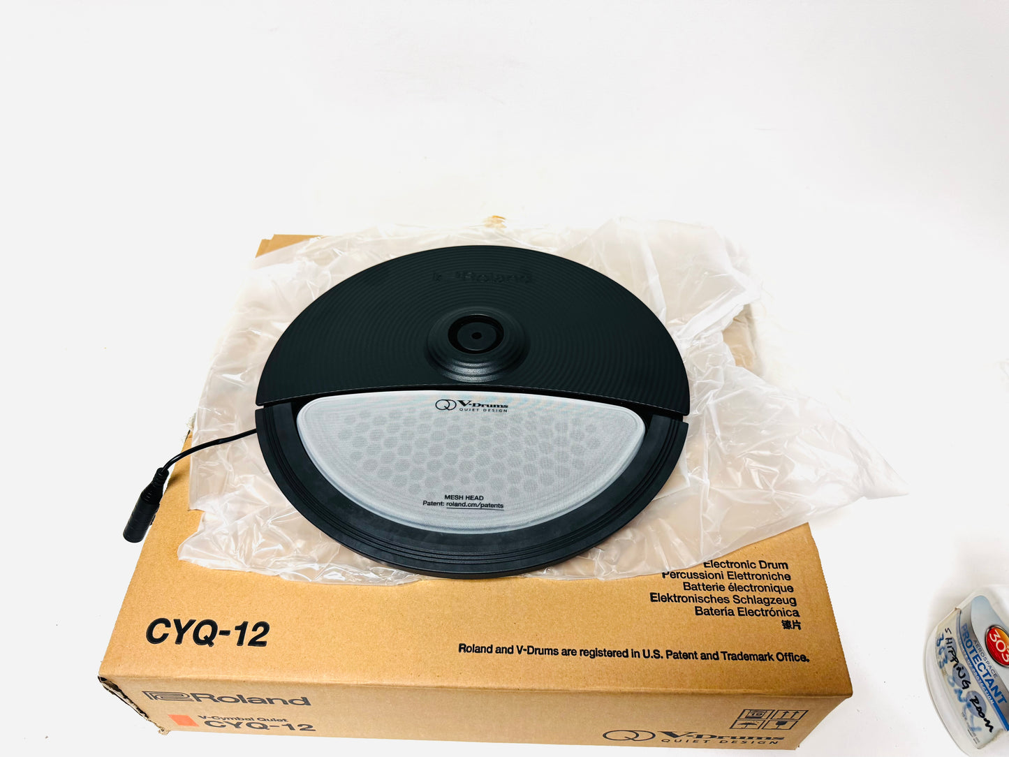 Roland CYQ-12 Quiet Cymbal Pad VQD-106 Open Box