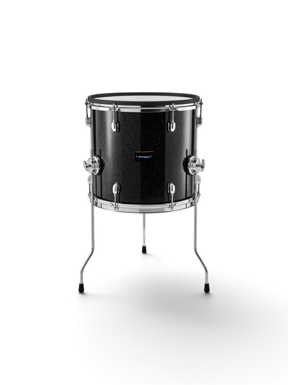 Dolby 13” x 13” Black Sparkle Floor Tom Electronic Full Shell for Roland Alesis