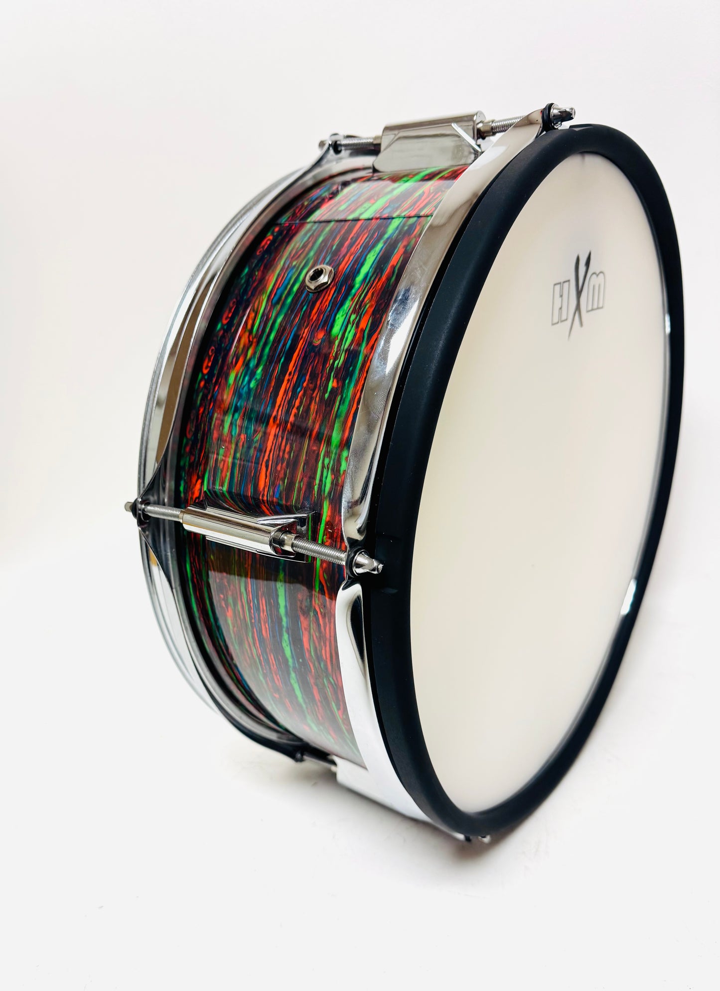 HXM 14” X 5” Psych Red Snare Drum for Roland Alesis Lemon Kit