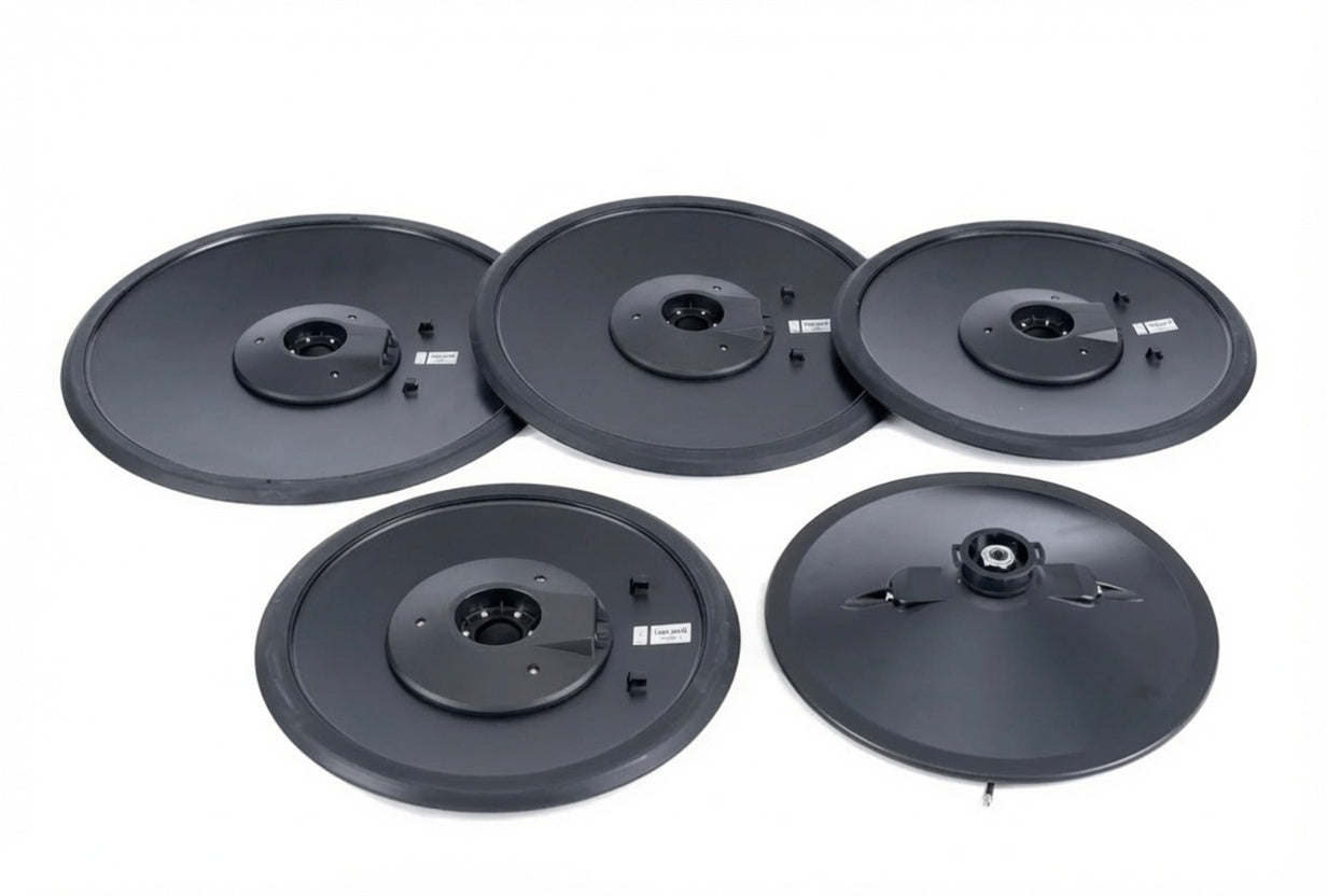 UNLOCK Thin Cymbal Set 14” Hi Hat 14” + 16” Crash 17” Ride for Roland Alesis Kit