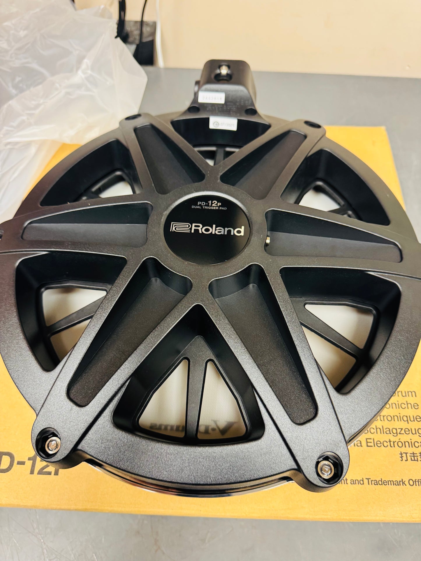 Roland PD-12P 12” Mesh Trigger Pad Open Box PD 12P