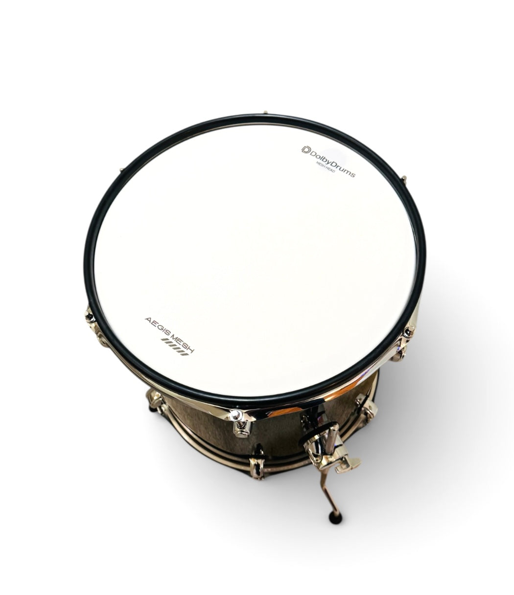 13 x 13” Floor Tom Electronic Full Shell Drum Black for Roland Alesis