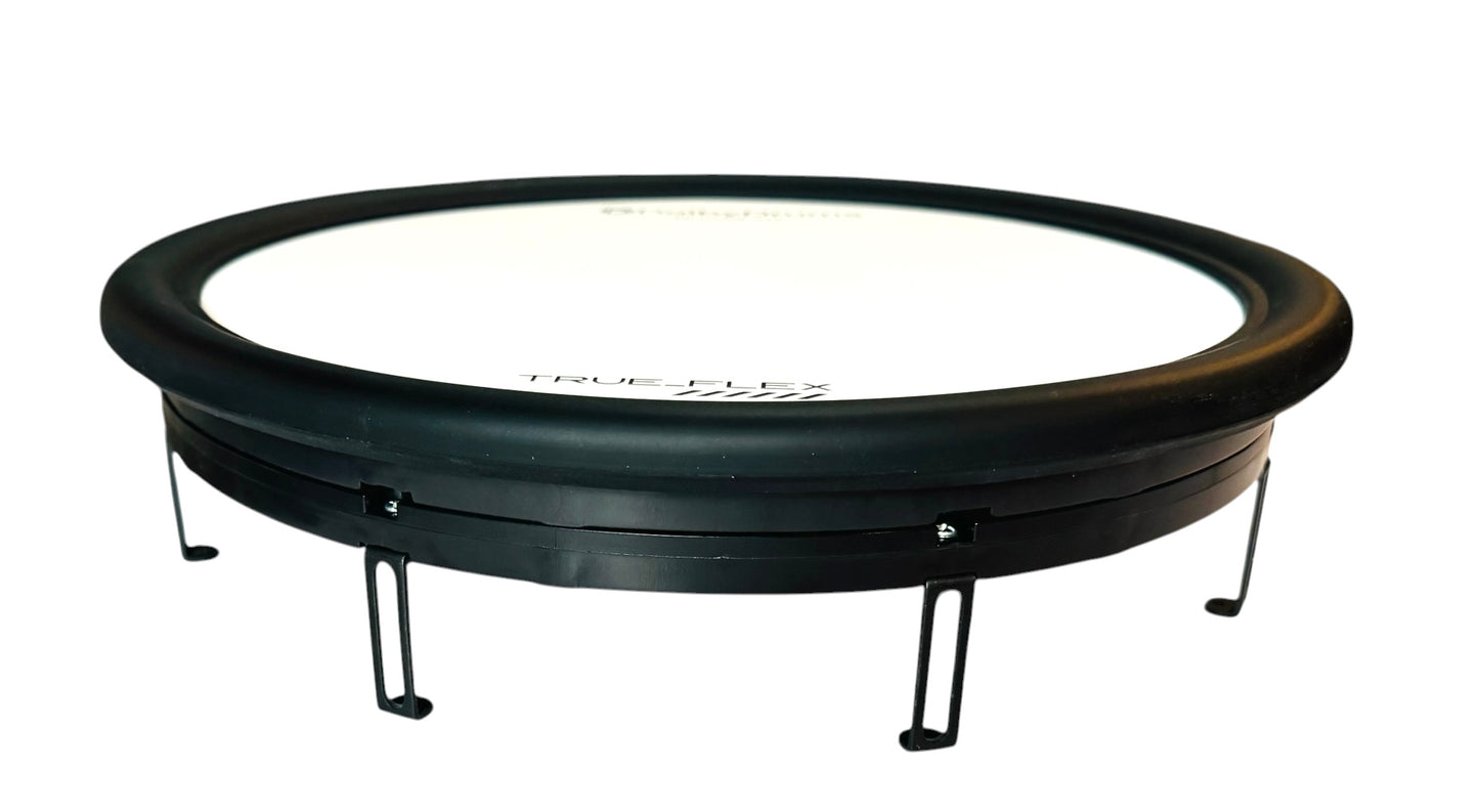 14” Dual Zone Quick-Bolt Silicone Trigger Pad Drum Topper for Acoustic Roland A2E