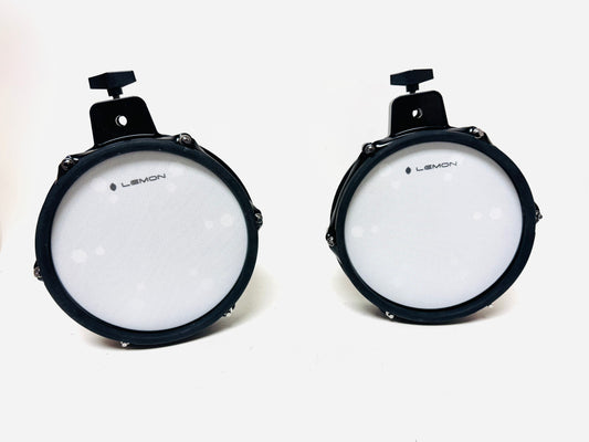 Pair of Lemon 8” Mesh Tom for Roland or Alesis Strike Kit