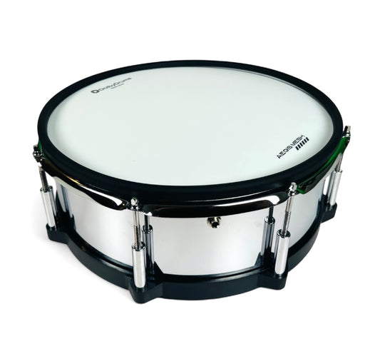 14” Chrome Metal Electronic SNARE w 6 Triggers M6 PRO for Roland Alesis Drum