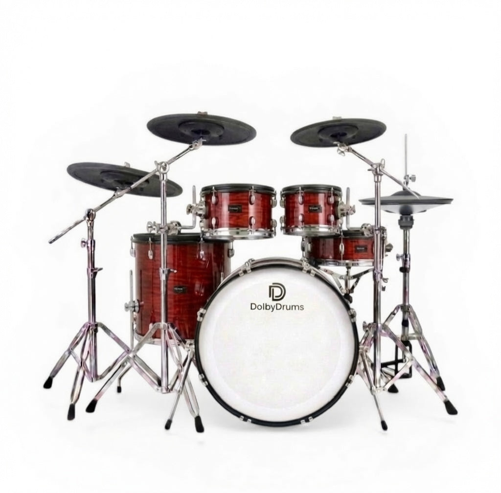 Dolby REV-9 RED WOOD Electronic Drum Kit