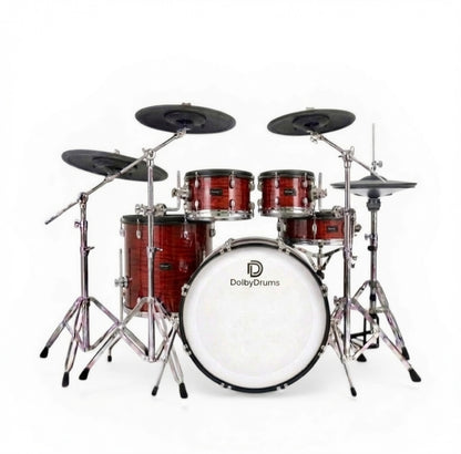 Dolby REV-9 RED WOOD Electronic Drum Kit