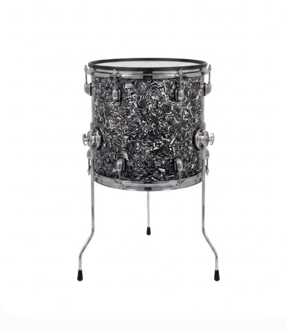 Dolby 12” x 12” Black Abalone Floor Tom Electronic Full Shell for Roland Alesis