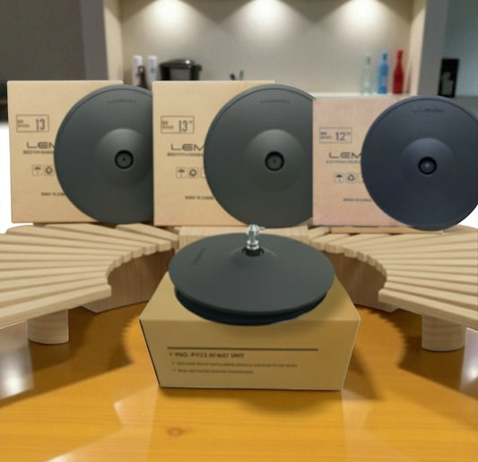 Lemon Cymbal Pack 12” Crash 13” Ride 2 Piece Hi Hat for Roland Alesis Kit