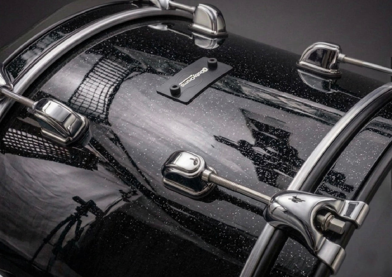 Dolby 22 x 14” Electronic Kick Drum Black Sparkle Bass for Roland Alesis