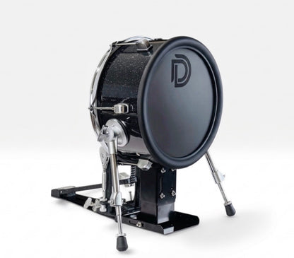 Dolby 12” Electronic Kick Drum w PEDAL Black Sparkle for Roland Alesis