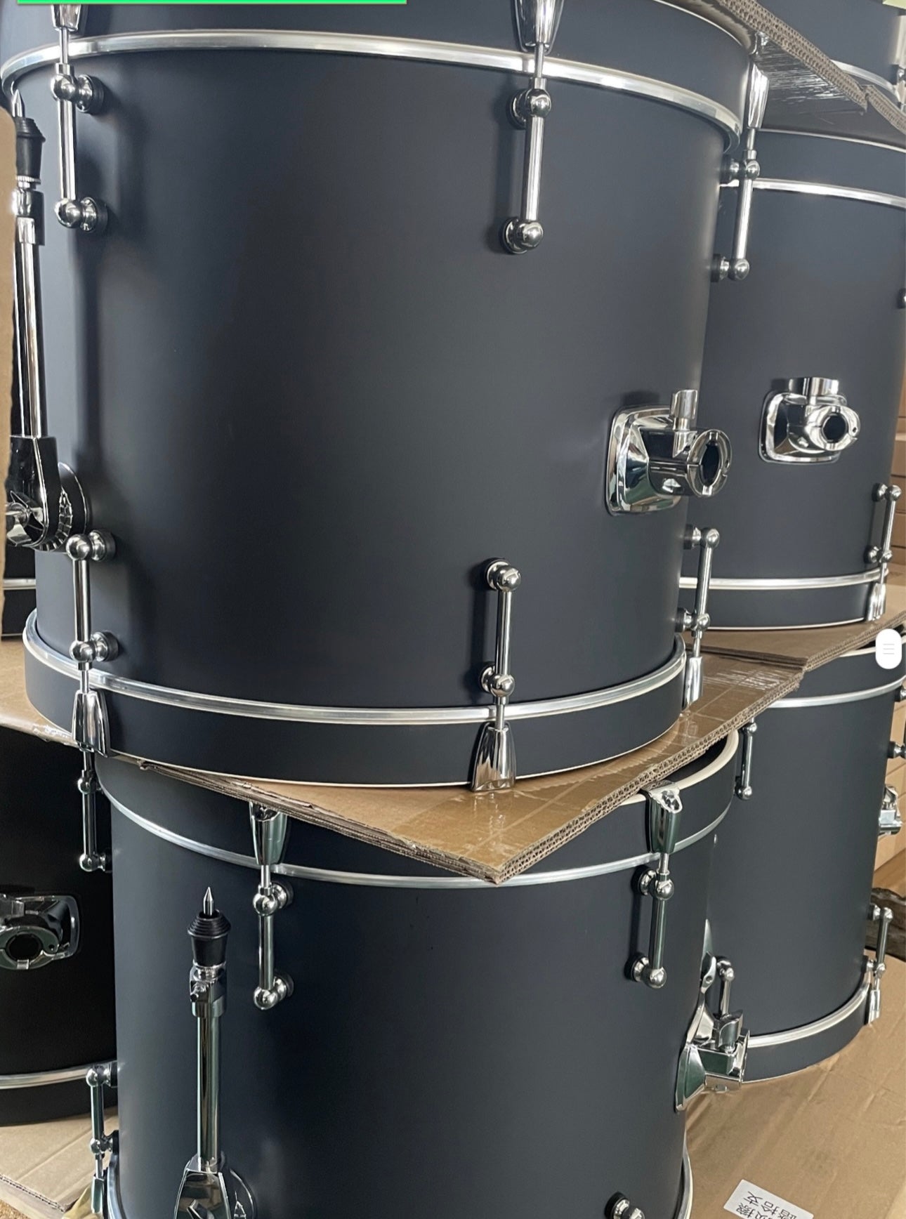 HXM XD-2000 KM Electronic Drum Professional Mesh 9-piece Kit Black Matte