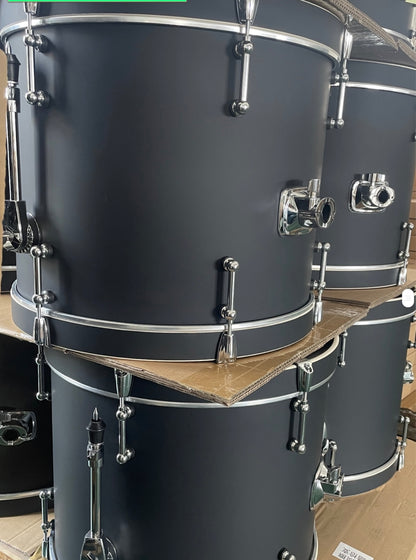 HXM XD-2000 KM Electronic Drum Professional Mesh 9-piece Kit Black Matte