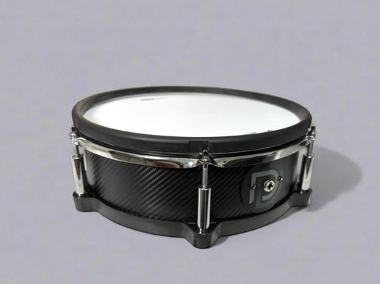 Lemon 12” x 4” Black Carbon SNARE Drum w Upgrades for Roland Alesis Strike Strata Kit