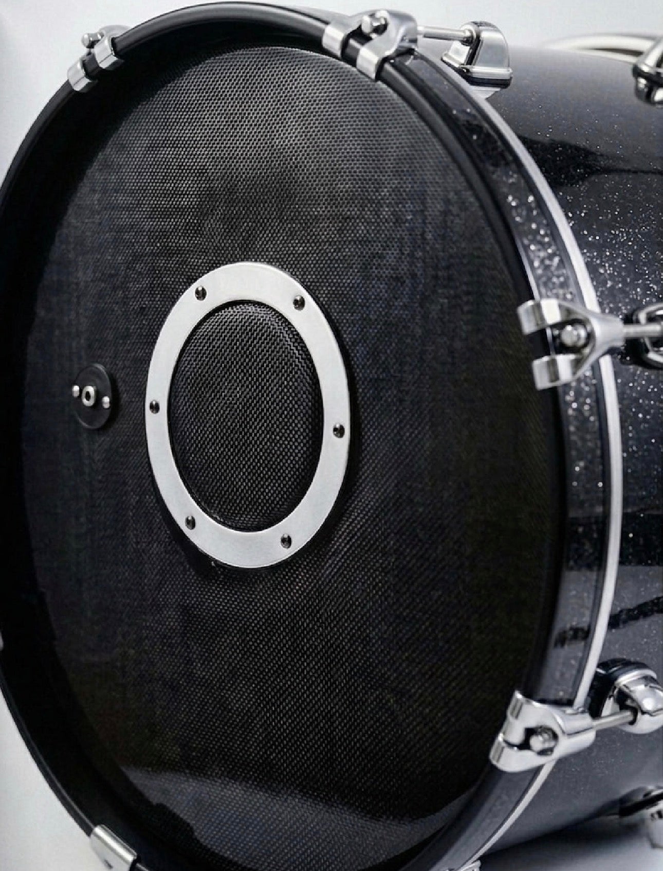 Dolby Electronic 3pc Drum Set 22” Bass Black Sparkle for Roland Alesis