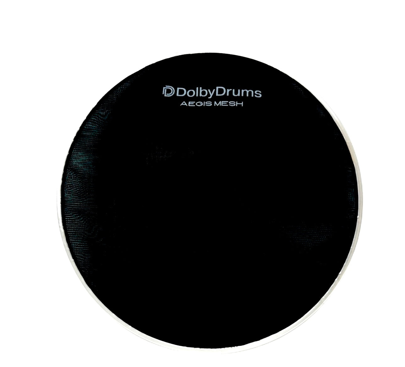 Dolby 13” Quiet Mesh Resonant Drumhead Aegis 3-ply Black Head
