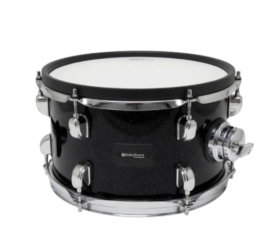 Dolby 10” Electronic Black Sparkle TOM w 6 Triggers for Roland Alesis Drum