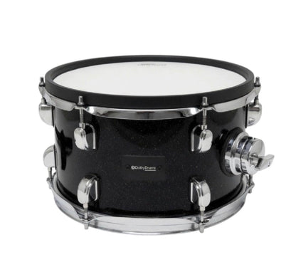 Dolby 10” Electronic Black Sparkle TOM w 6 Triggers for Roland Alesis Drum