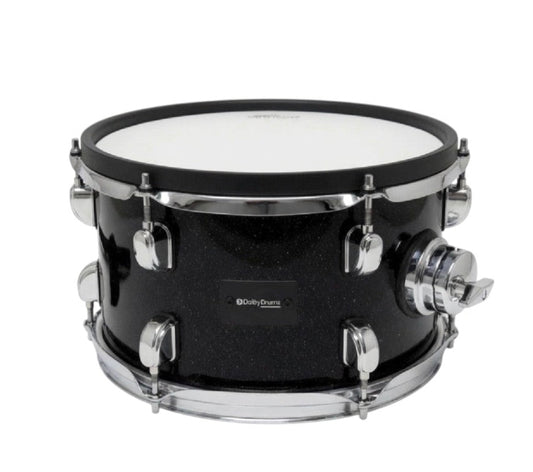 Dolby 10” Electronic Black Sparkle TOM w 6 Triggers for Roland Alesis Drum