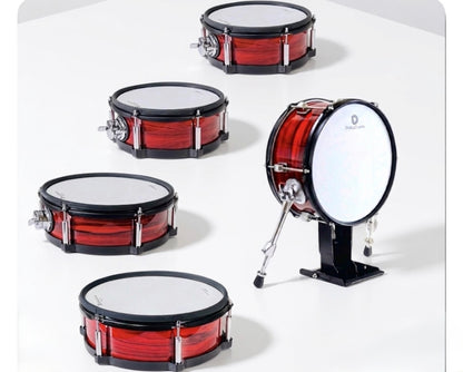 Dolby HX RED WOOD Electronic Shell Pack Snare Tom Kick for Roland Alesis Drum