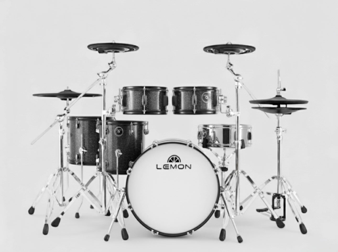 Lemon T-950 SE Drum Set BLACK Compatible Roland +Alesis T950