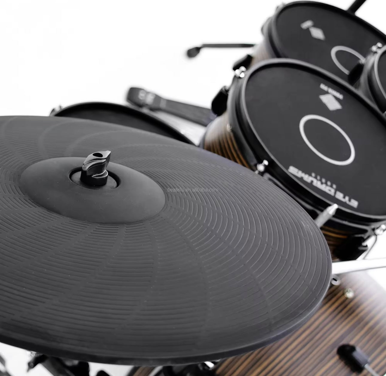 Full Size Electronic Drum Kit With 8" Double Layer