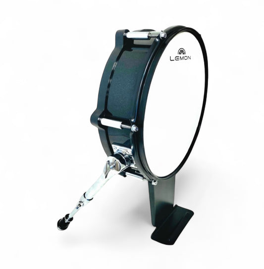 Lemon 12” Black Sparkle Bass Kick Drum for Roland and Alesis Kit