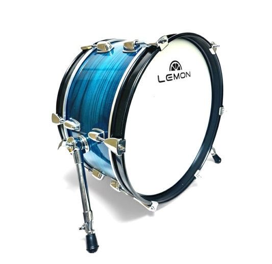 Lemon 16” BLUE Bass Kick Drum for Roland and Alesis Kit