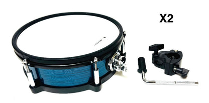 Lemon LAKE BLUE Shell Pack Tom Bass Kick Drum for Roland and Alesis Kit