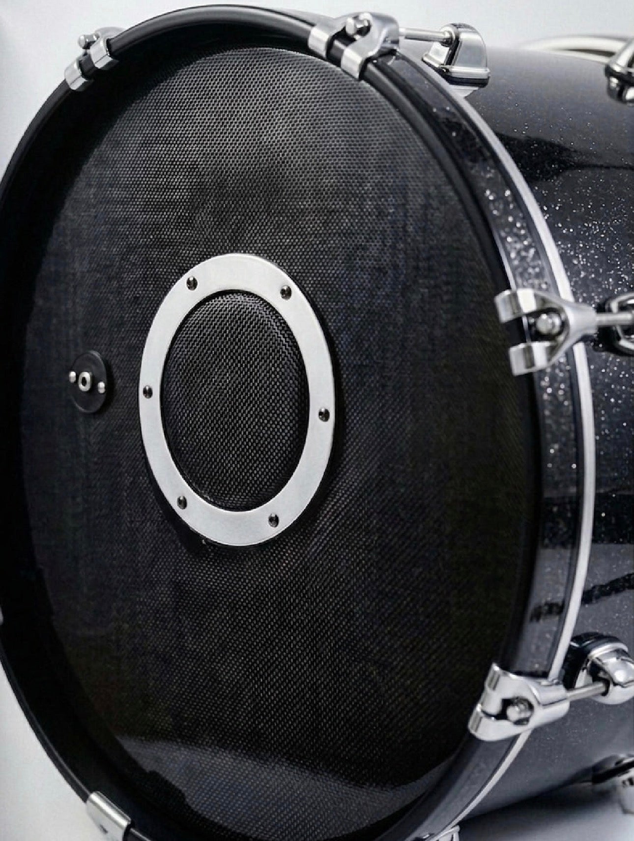 Dolby 22 x 14” Electronic Kick Drum Black Sparkle Bass for Roland Alesis