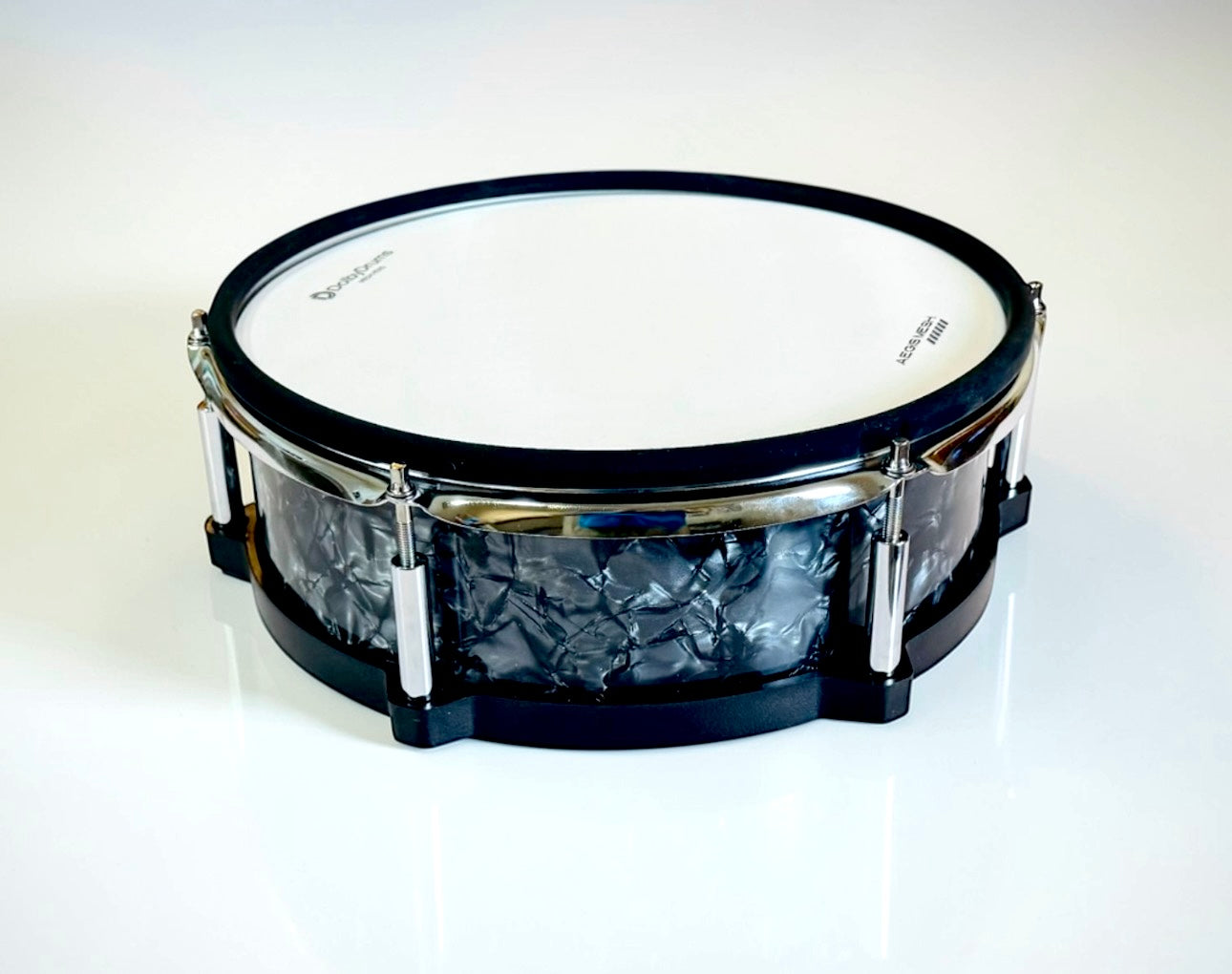 Dolby 12” Electronic SNARE Dark Fracture w 6 Triggers for Roland Alesis Drum