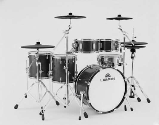 Lemon T-950 SE Drum Set BLACK Compatible Roland +Alesis T950