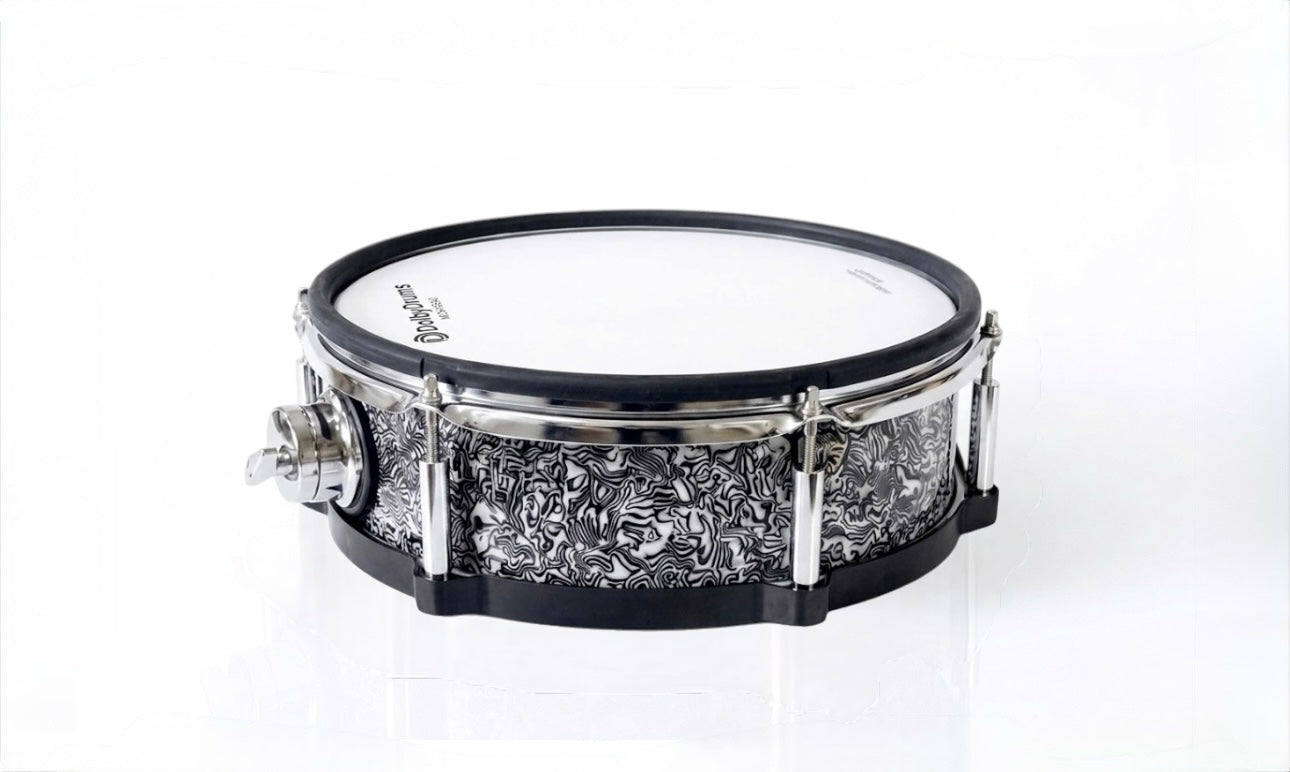 Dolby 12” Electronic Black Abalone Tom or Snare w 6 Triggers for Roland Alesis Drum HX