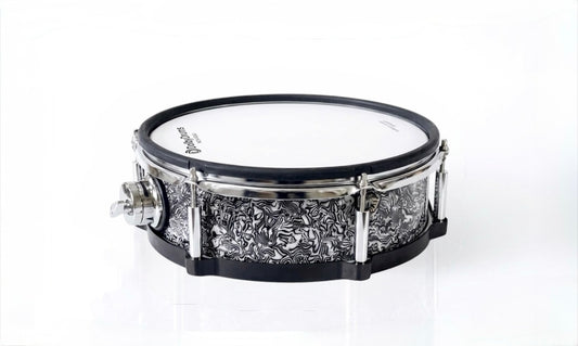 Dolby 12” Electronic Black Abalone Tom or Snare w 6 Triggers for Roland Alesis Drum HX
