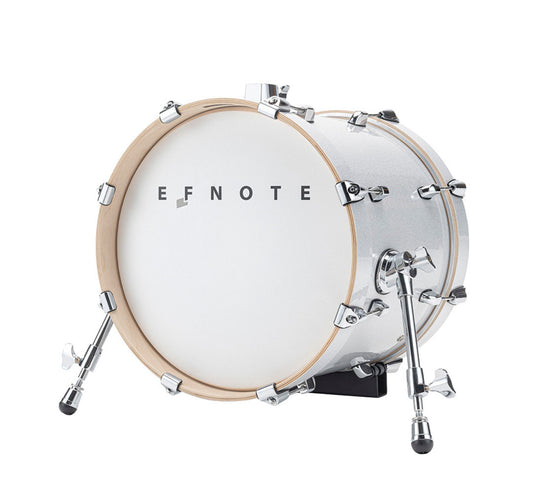 EFNOTE Kick Drum 16” Bass White Sparkle EFD-K1612-WS