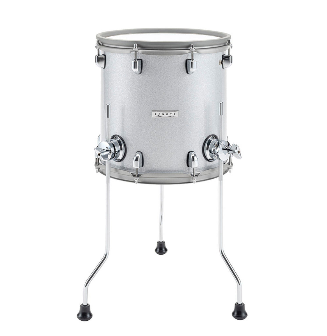 EFNOTE 12” Floor Tom Drum White Sparkle EFD-T1212-WS