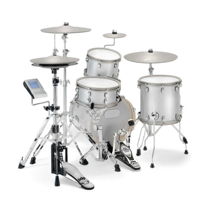 EFNOTE 5 BUNDLE Acoustic Designed Electronic Drum Kit White Sparkle