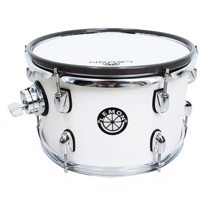 Lemon 10 x 6.5” WHITE Mesh Rack Tom for Roland or Alesis Strike