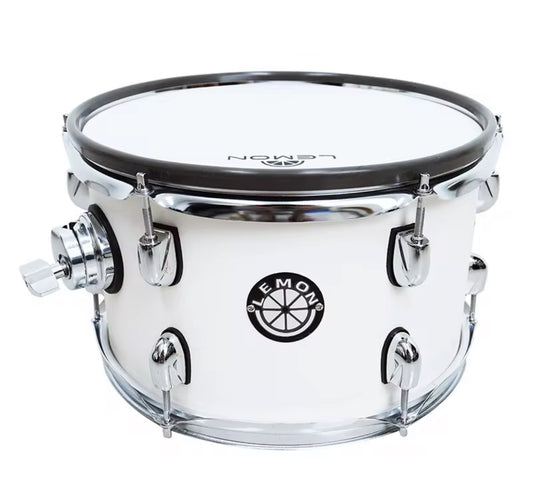 Lemon 12 x 7” WHITE Mesh Rack Tom for Roland or Alesis Strike