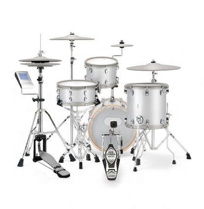 EFNOTE 5 BUNDLE Acoustic Designed Electronic Drum Kit White Sparkle
