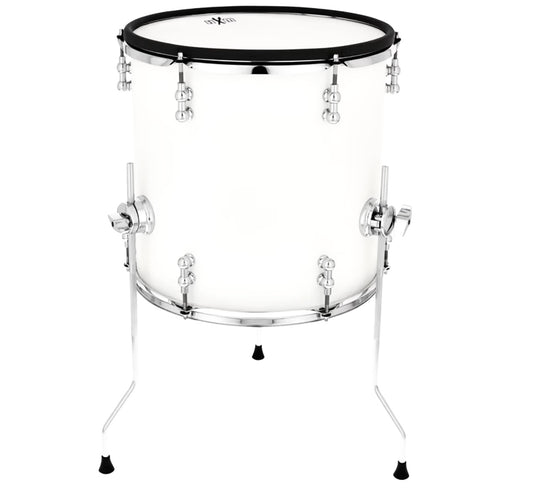 HXM 16” x 16” Mesh White Floor Tom for Roland Alesis Kit VAD