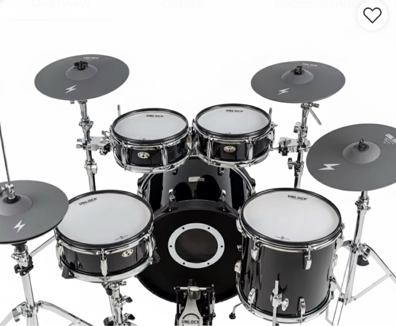 UNLOCK L1 Mini E Drum Kit Starry Black