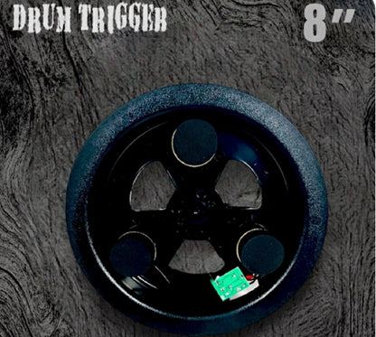 8” 3-Trigger plate Tray w Rim Zone for Roland Alesis Acoustic Drum