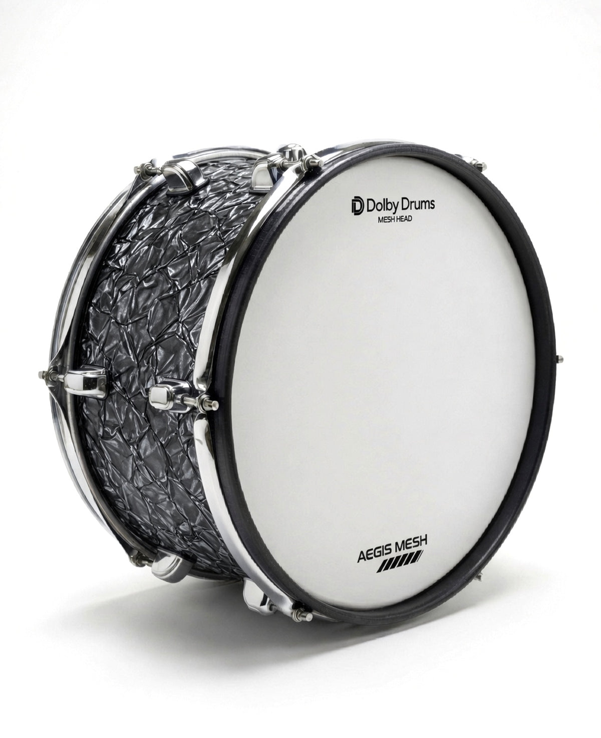 Dolby 12” x 7” Electronic Dark Fracture TOM w 6 Triggers for Roland Alesis Drum