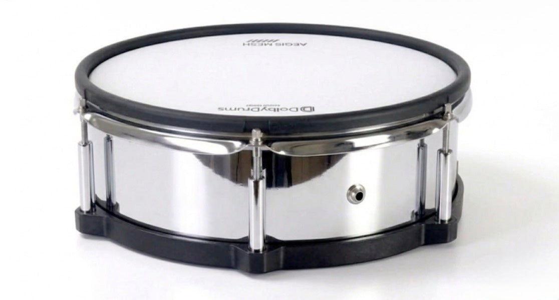 Dolby 12” Steel Shell Electronic SNARE w 6 Triggers for Roland Alesis Drum